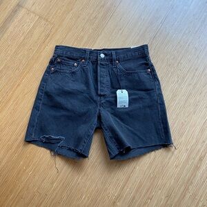 Levi’s 501 mid thigh shorts Lunar Black size 27